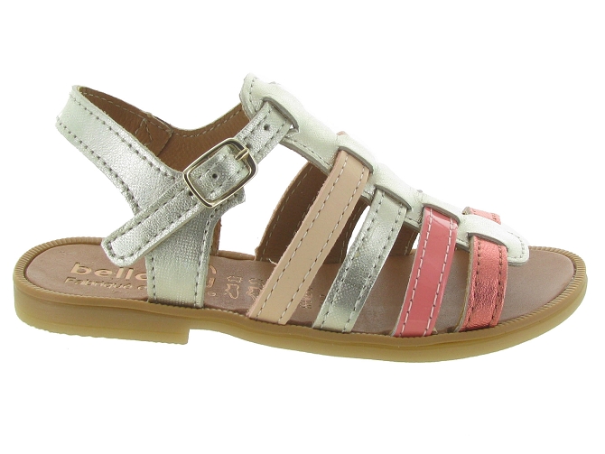 sandales et nu pieds -  - junior fille - Cuir - Rose - Bellamy5581201_2