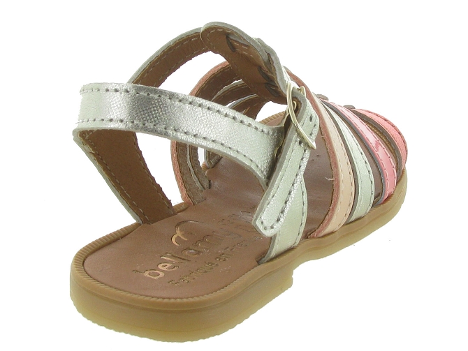 sandales et nu pieds -  - junior fille - Cuir - Rose - Bellamy5581201_5