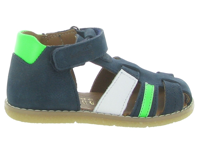 sandales et nu pieds -  - bebe garcon - Cuir - Bleu - Bellamy5582501_2