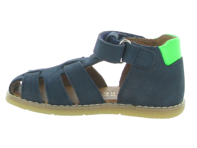 sandales et nu pieds -  - bebe garcon - Cuir - Bleu - Bellamy5582501_4