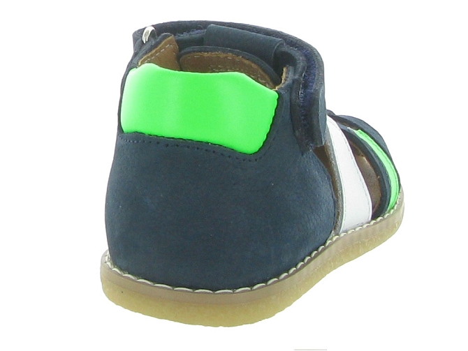 sandales et nu pieds -  - bebe garcon - Cuir - Bleu - Bellamy5582501_5