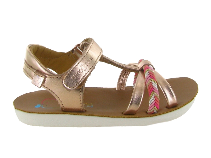 sandales et nu pieds -  - junior fille - Cuir - Rose - Shoo pom5584009_2