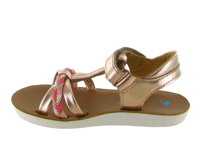 sandales et nu pieds -  - junior fille - Cuir - Rose - Shoo pom5584009_4