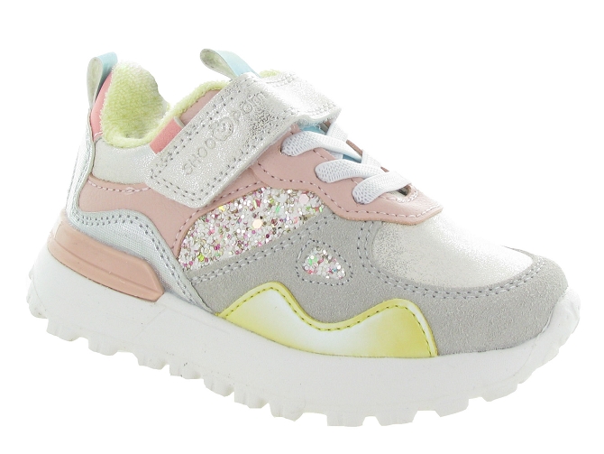 Shoo pom baskets et sneakers joggy scratch rose