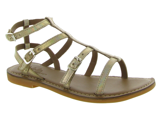 sandales et nu pieds -  - junior fille - Cuir - Or - Adolie