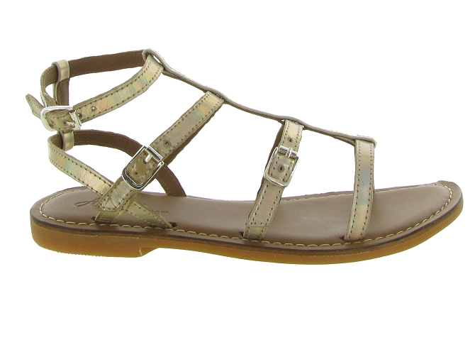 sandales et nu pieds -  - junior fille - Cuir - Or - Adolie5584902_2