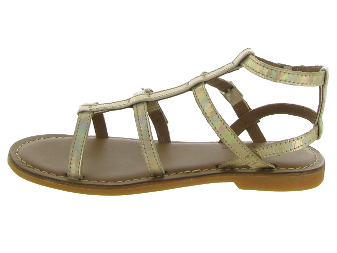sandales et nu pieds -  - junior fille - Cuir - Or - Adolie5584902_4