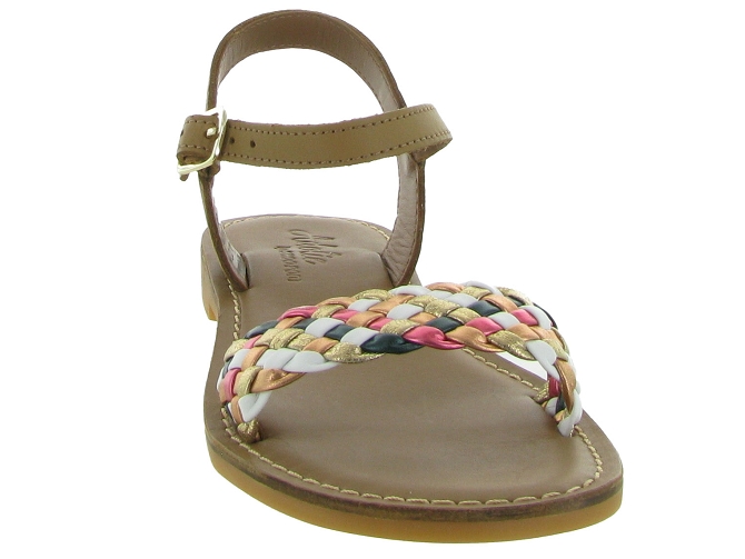 sandales et nu pieds -  - junior fille - Cuir - Marron - Adolie5585001_3