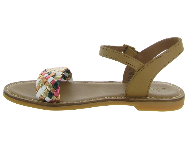 sandales et nu pieds -  - junior fille - Cuir - Marron - Adolie5585001_4