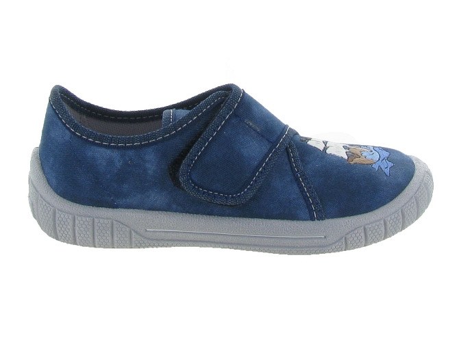 chaussons et pantoufles -  - junior garcon - Toile  - Bleu Marine - Superfit5588001_2