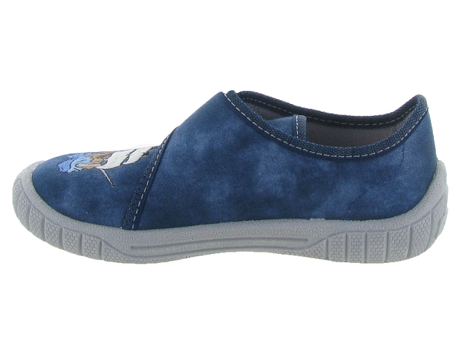 chaussons et pantoufles -  - junior garcon - Toile  - Bleu Marine - Superfit5588001_4