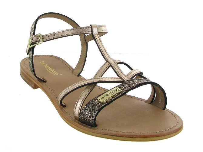 nu pieds - Casual - femme - Cuir - Noir - Les tropeziennes5589201_3