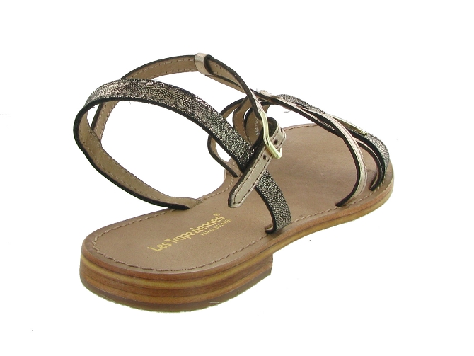 nu pieds - Casual - femme - Cuir - Noir - Les tropeziennes5589201_5