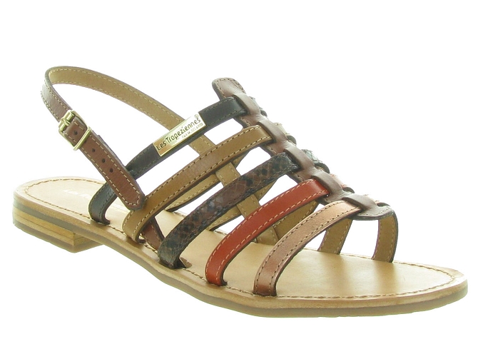 Les tropeziennes nu pieds havagum rouille