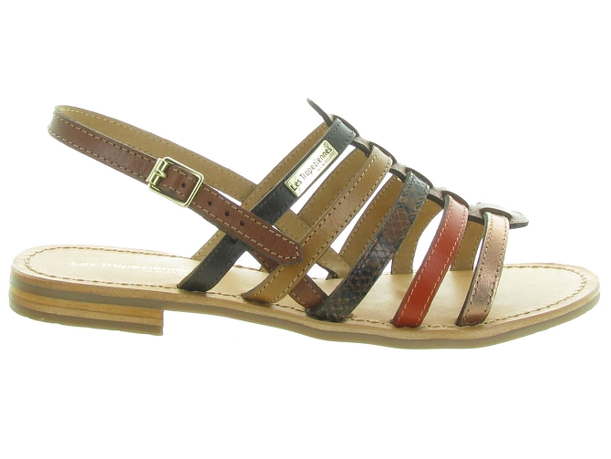 Les tropeziennes nu pieds havagum rouille5589501_2