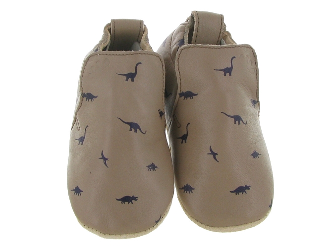 Easy peasy chaussons et pantoufles blublu dino taupe