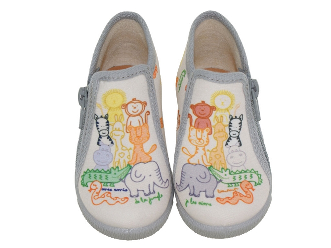 Bellamy chaussons et pantoufles grant ecru