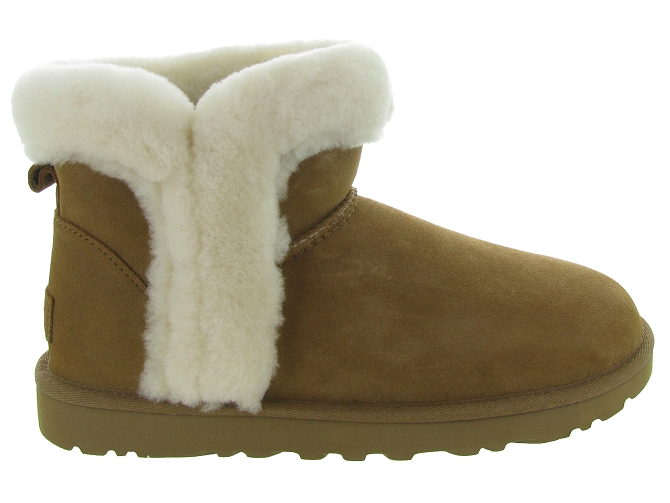 Ugg australia apres ski bottes fourrees classic mini heritage fluff gold5594801_2