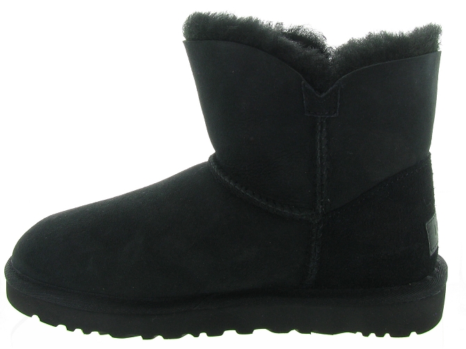 apres ski bottes fourrees - Chaussure neige - femme - Nubuck - Noir - Ugg australia5595101_5