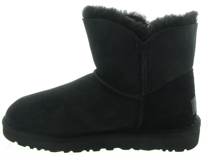 Ugg australia apres ski bottes fourrees bailey zip mini noir5595101_5