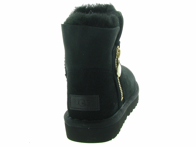 Ugg australia apres ski bottes fourrees bailey zip mini noir5595101_6