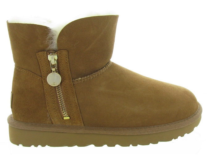 Ugg australia apres ski bottes fourrees bailey zip mini gold5595102_3