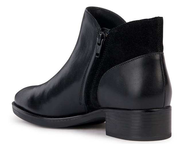 bottines et boots - Classique & Chic - femme - Cuir - Noir - Geox5605301_4