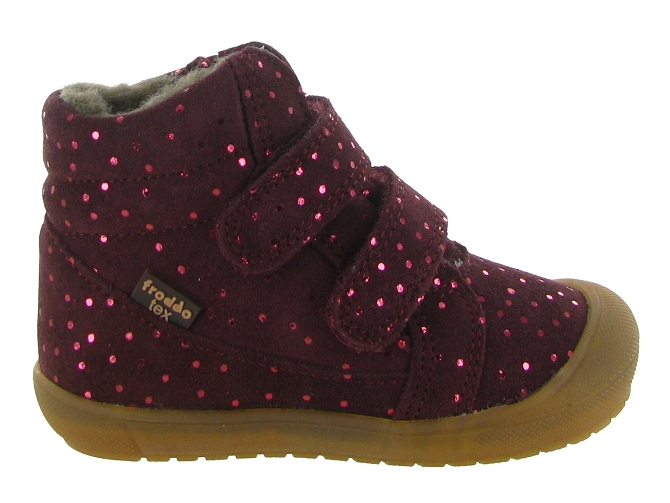 apres ski bottes fourrees - Bottes fourrées - bebe fille - Cuir - Bordeaux - Froddo5609703_2
