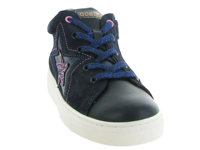 chaussures a lacets -  - junior fille - Cuir - Bleu Marine - Acebos5616801_3