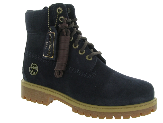bottines et boots - Casual  - homme - Nubuck - Bleu Marine - Timberland