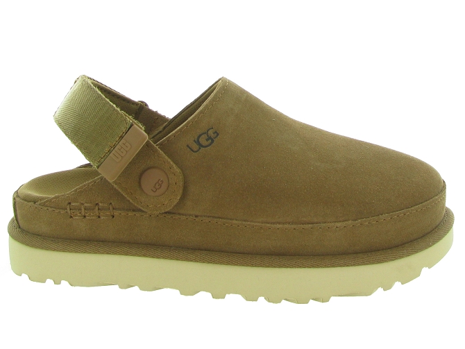 sandales et nu pieds - Mule Sabot - femme - Nubuck - Chestnut - Ugg australia5628402_2