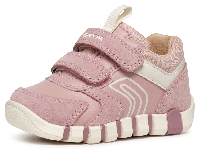 baskets et sneakers - Semelle souple - bebe fille - Synthétique - Rose - Geox5629702_3