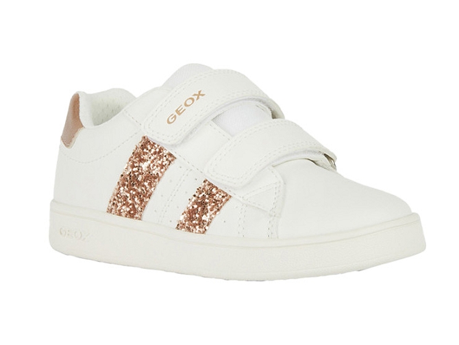 chaussures a scratch -  - junior fille - Synthétique - Blanc - Geox