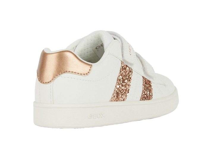 chaussures a scratch -  - junior fille - Synthétique - Blanc - Geox5630601_4