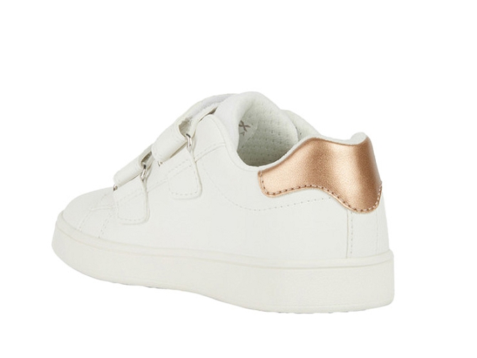 chaussures a scratch -  - junior fille - Synthétique - Blanc - Geox5630601_5