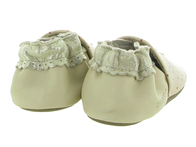 chaussons et pantoufles - Semelle souple - bebe fille - Cuir - Rose - Robeez5636701_3