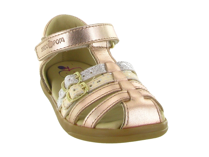 sandales et nu pieds -  - bebe fille - Cuir - Rose - Shoo pom5637905_3