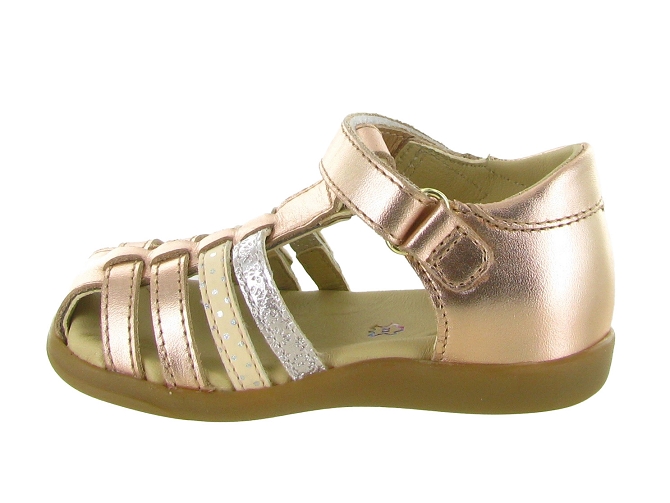 sandales et nu pieds -  - bebe fille - Cuir - Rose - Shoo pom5637905_4