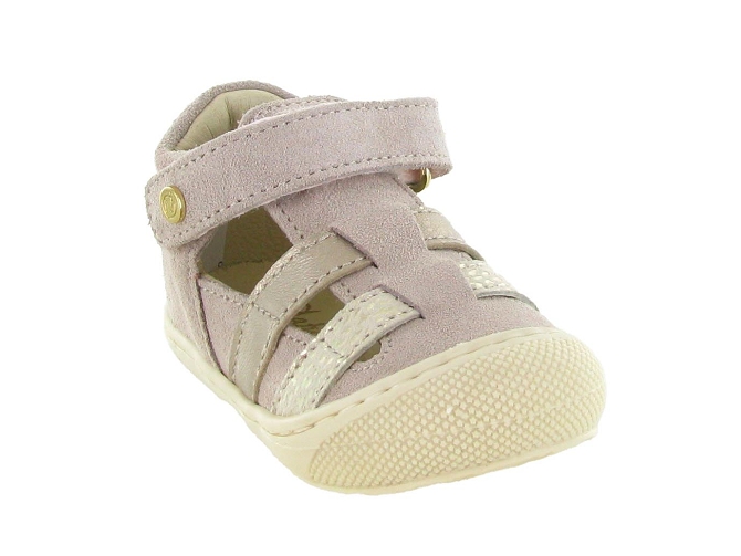 sandales et nu pieds - Semelle souple - bebe fille - Cuir laminé - Rose - Naturino5639407_3