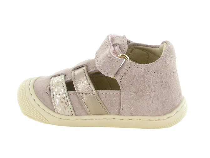 sandales et nu pieds - Semelle souple - bebe fille - Cuir laminé - Rose - Naturino5639407_4