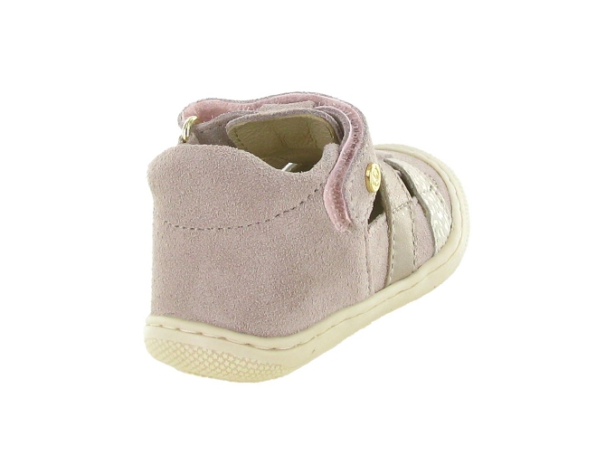 sandales et nu pieds - Semelle souple - bebe fille - Cuir laminé - Rose - Naturino5639407_5