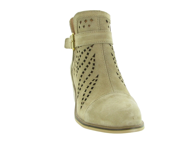 bottines et boots - Casual - femme - Cuir - Beige - Alpe5644201_3