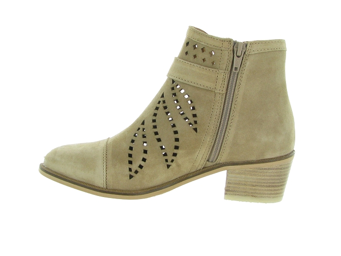 bottines et boots - Casual - femme - Cuir - Beige - Alpe5644201_4