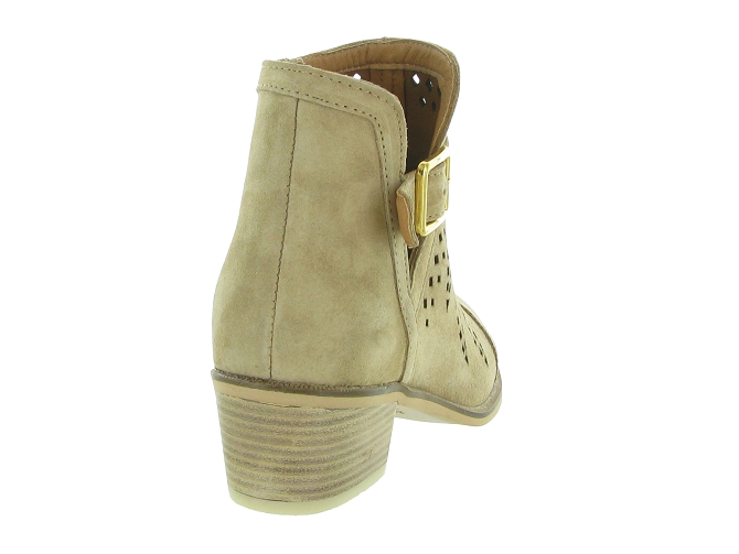 bottines et boots - Casual - femme - Cuir - Beige - Alpe5644201_5