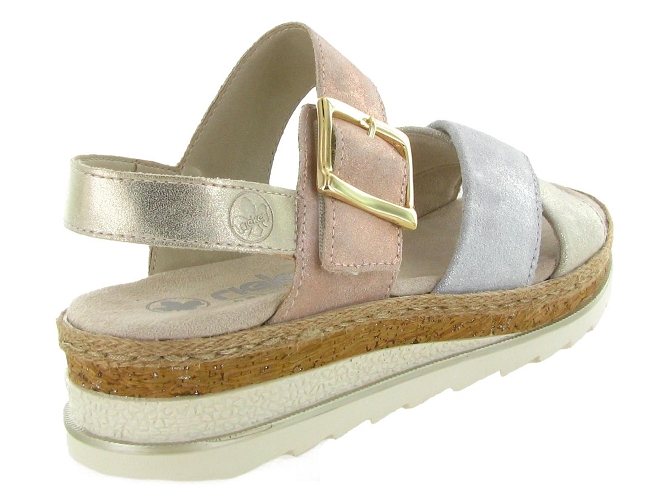 sandales et nu pieds - Casual - femme - Synthétique - Rose - Rieker5647303_5