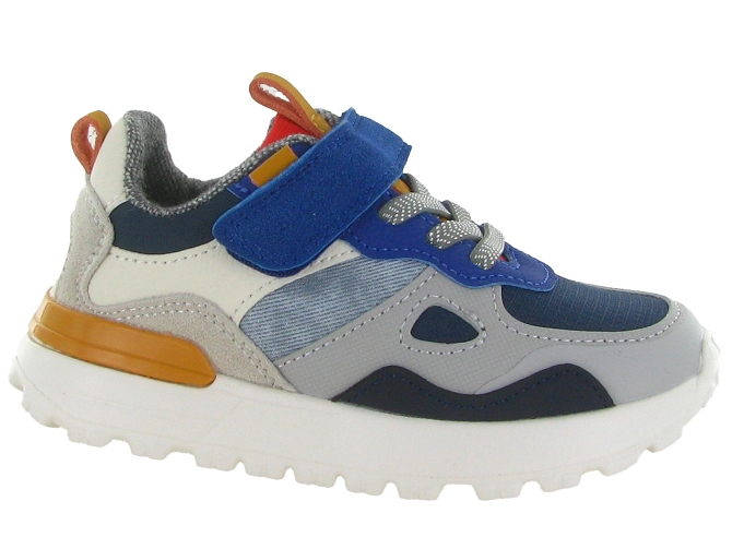 baskets et sneakers -  - junior garcon - Toile  - Bleu - Shoo pom