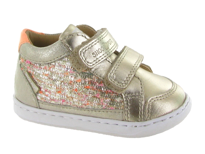 chaussures bebe du 18 au 27 -  - bebe fille - Cuir - Or - Shoo pom