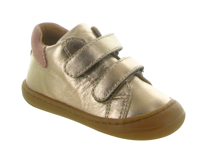 pre marche du 16 au 23 - Semelle souple - bebe fille - Cuir - Rose - Babybotte