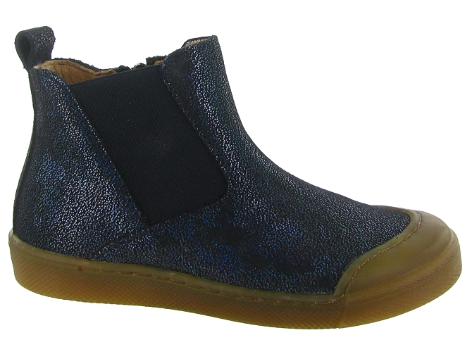 bottines et boots - Semelle souple - bebe fille - Cuir - Bleu - Froddo