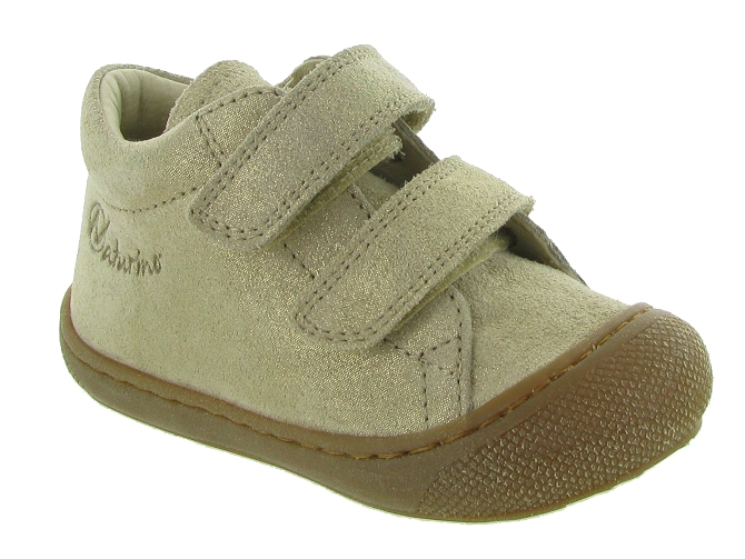 pre marche du 16 au 23 - Semelle souple - bebe fille - Cuir - Or - Naturino